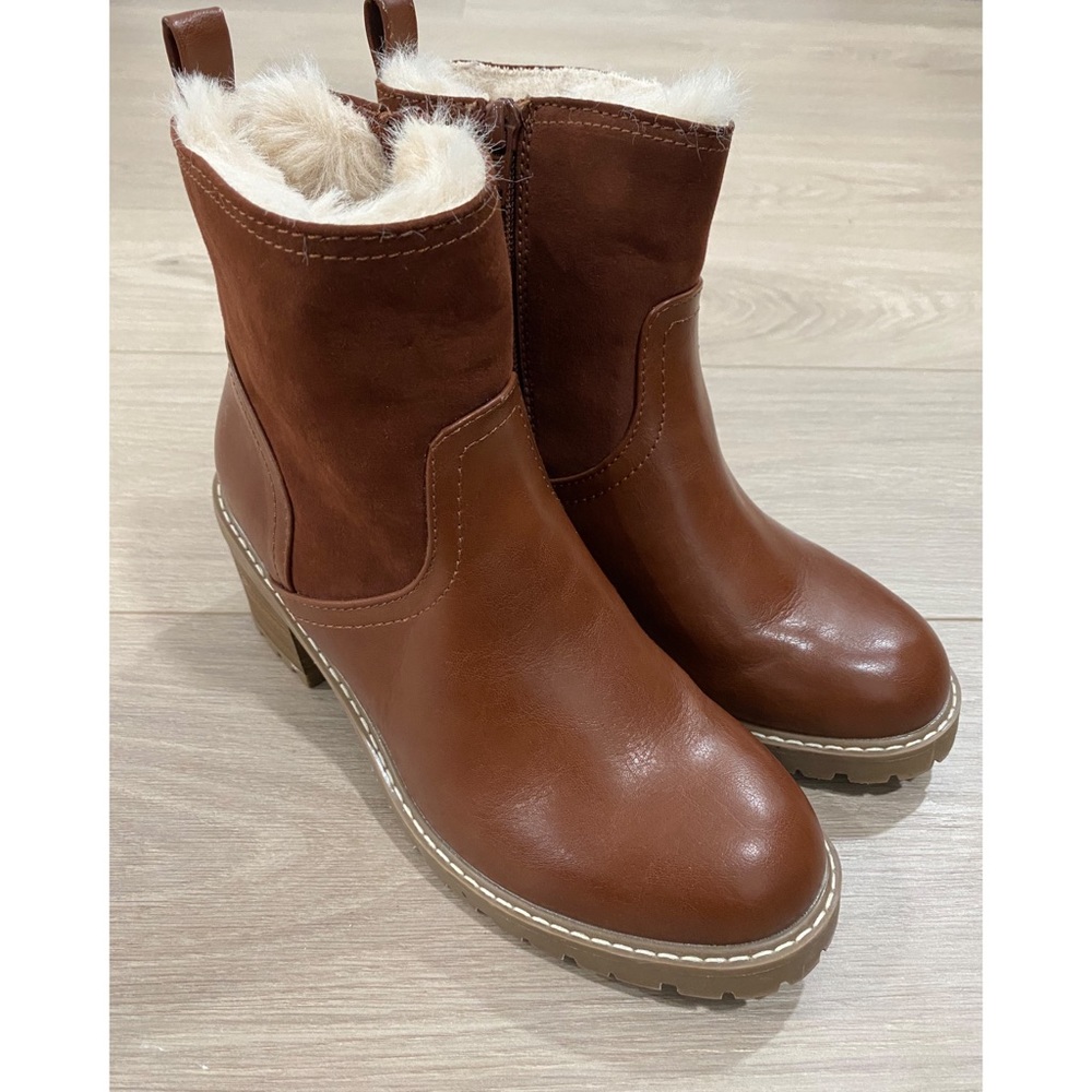 Brown Lug Sole Boots